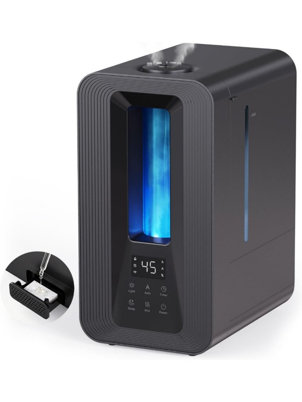 5L Cool Mist Humidifier for Bedroom & Large Rooms with Smart Humidistat